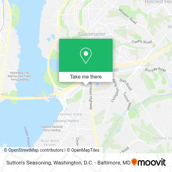 Sutton's Seasoning map