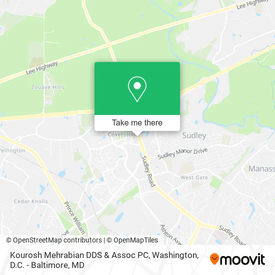 Kourosh Mehrabian DDS & Assoc PC map
