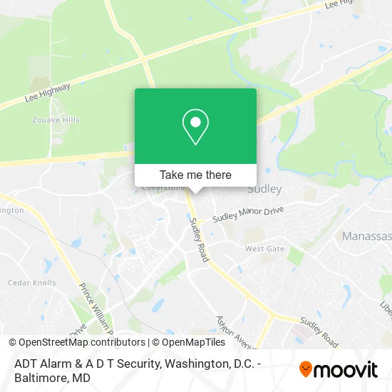 ADT Alarm & A D T Security map