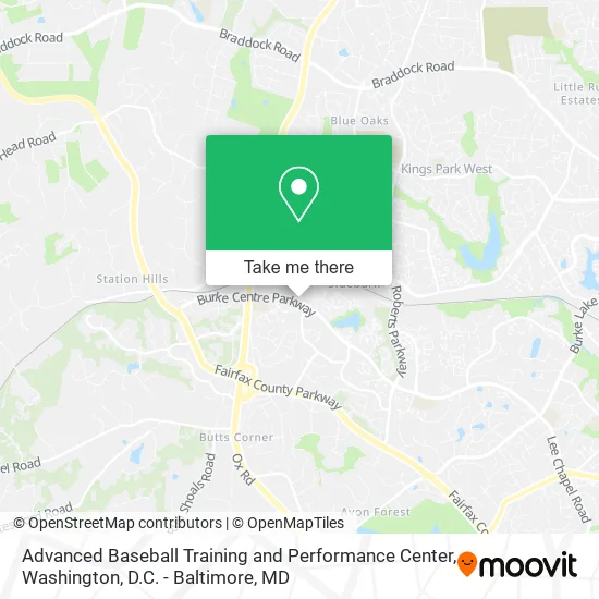 Advanced Baseball Training and Performance Center map