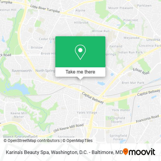 Mapa de Karina's Beauty Spa