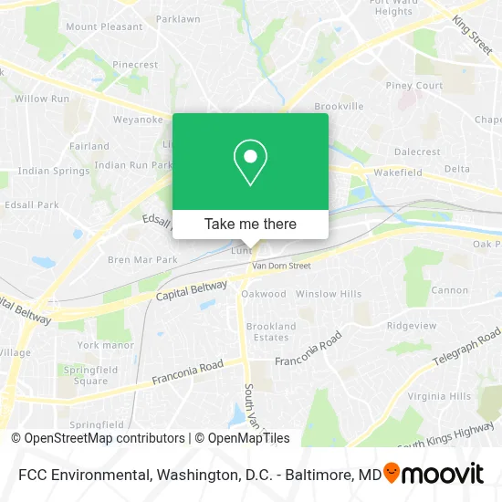FCC Environmental map