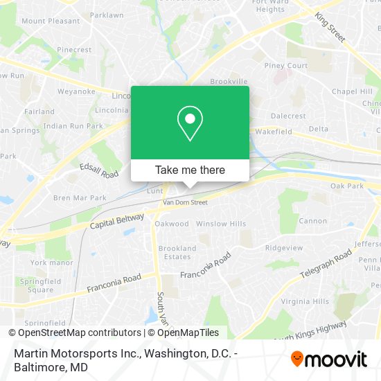 Mapa de Martin Motorsports Inc.
