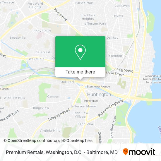 Premium Rentals map