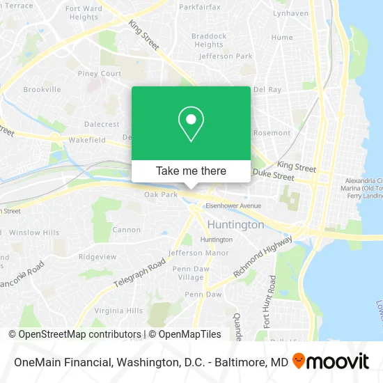 OneMain Financial map