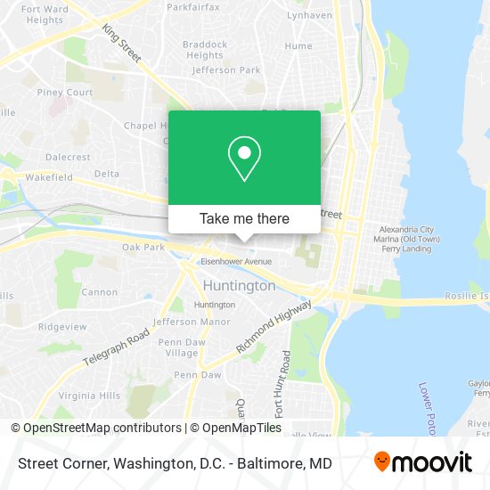 Street Corner map