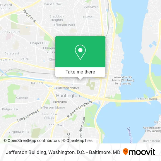 Mapa de Jefferson Building