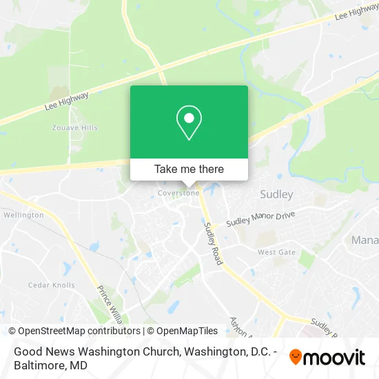 Mapa de Good News Washington Church