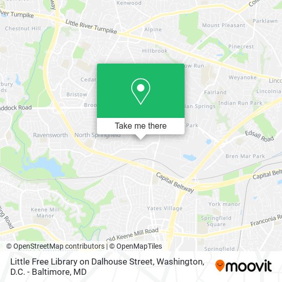 Mapa de Little Free Library on Dalhouse Street