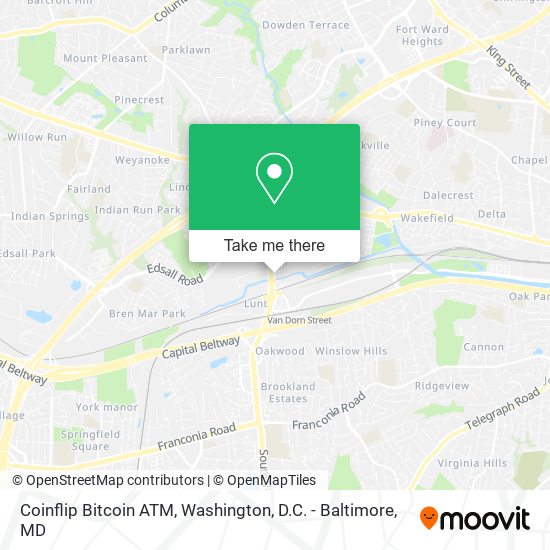 Mapa de Coinflip Bitcoin ATM