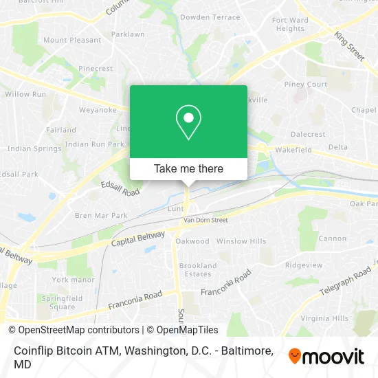 Coinflip Bitcoin ATM map