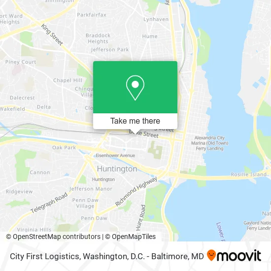 City First Logistics map