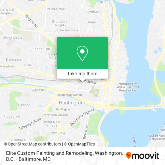 Elite Custom Painting and Remodeling map