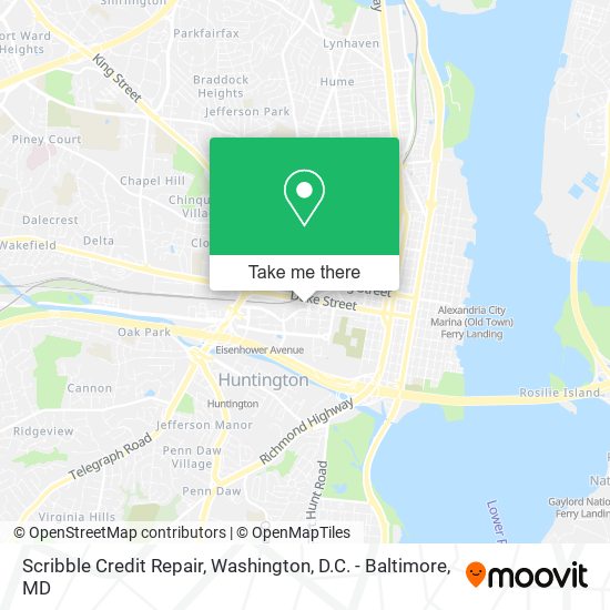 Scribble Credit Repair map