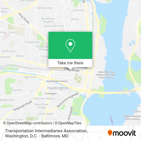 Transportation Intermediaries Association map