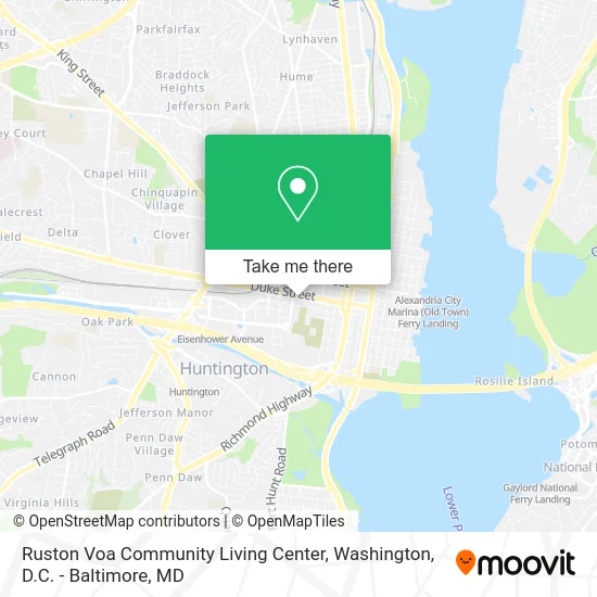 Ruston Voa Community Living Center map