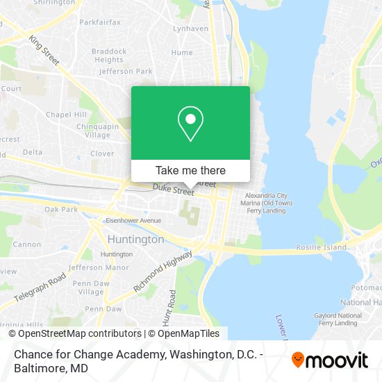 Chance for Change Academy map