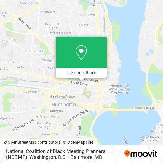 National Coalition of Black Meeting Planners (NCBMP) map