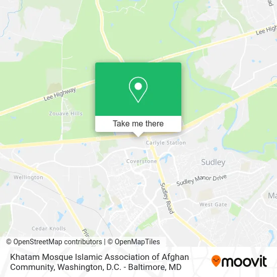 Khatam Mosque Islamic Association of Afghan Community map