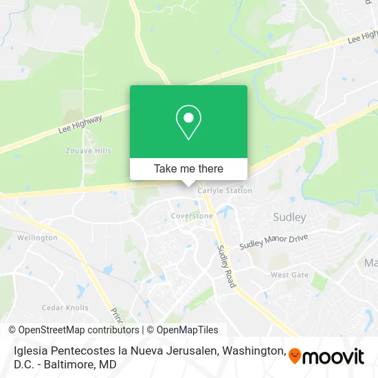 Iglesia Pentecostes la Nueva Jerusalen map