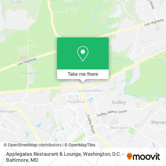 Applegates Restaurant & Lounge map