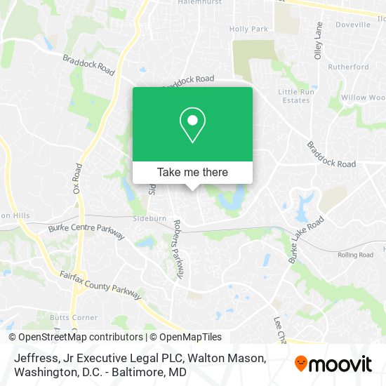 Jeffress, Jr Executive Legal PLC, Walton Mason map