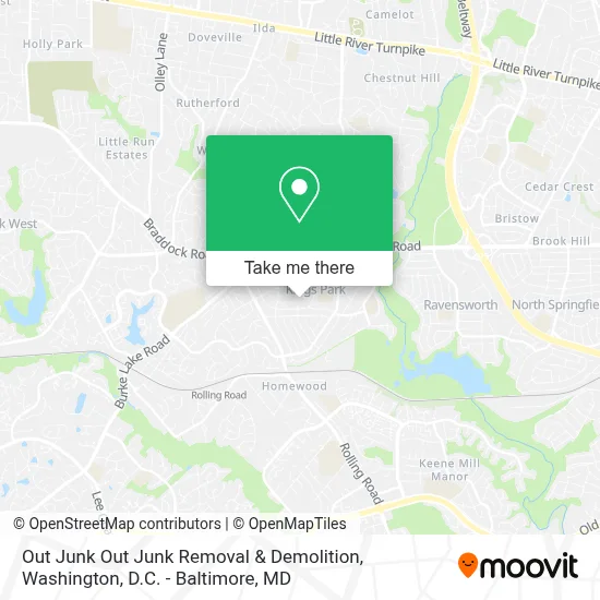 Out Junk Out Junk Removal & Demolition map