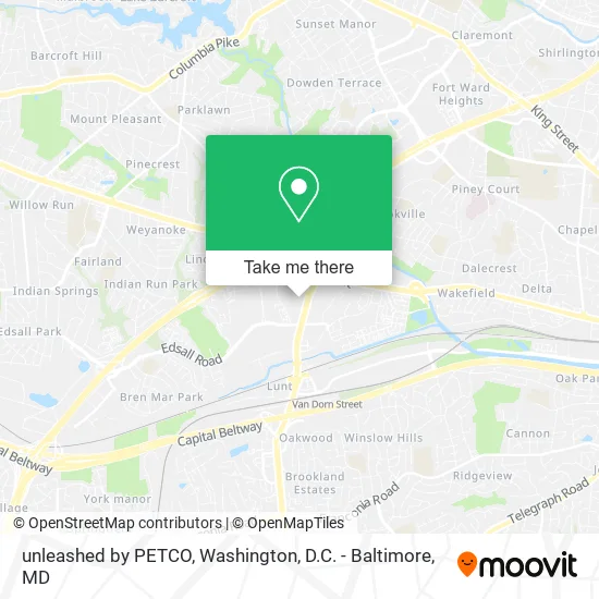 unleashed by PETCO map
