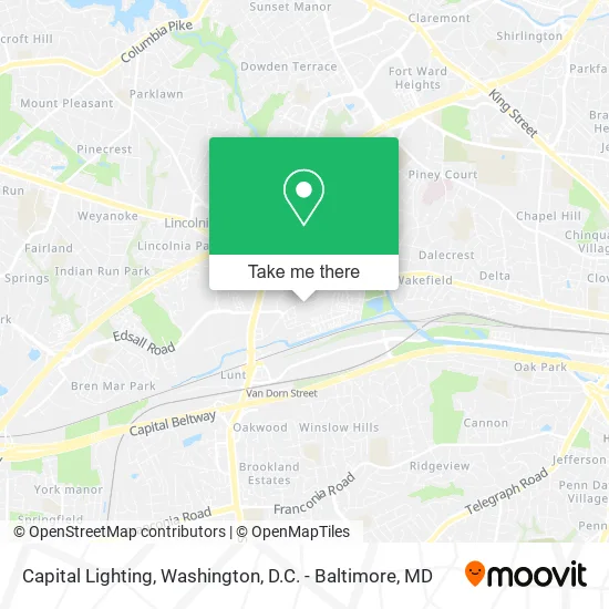 Capital Lighting map