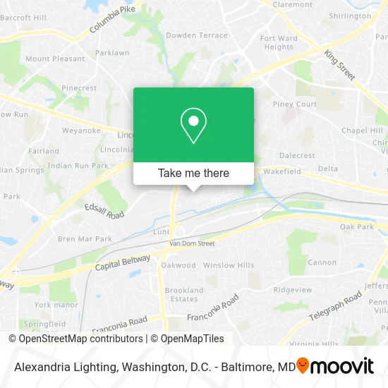 Alexandria Lighting map