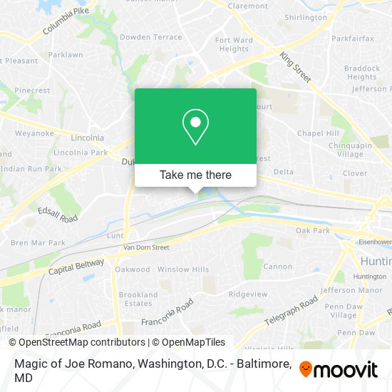 Mapa de Magic of Joe Romano