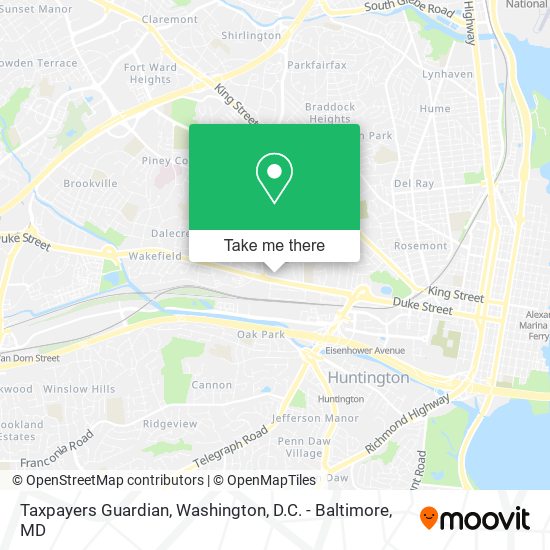 Mapa de Taxpayers Guardian