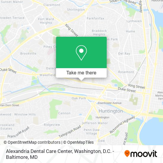 Mapa de Alexandria Dental Care Center