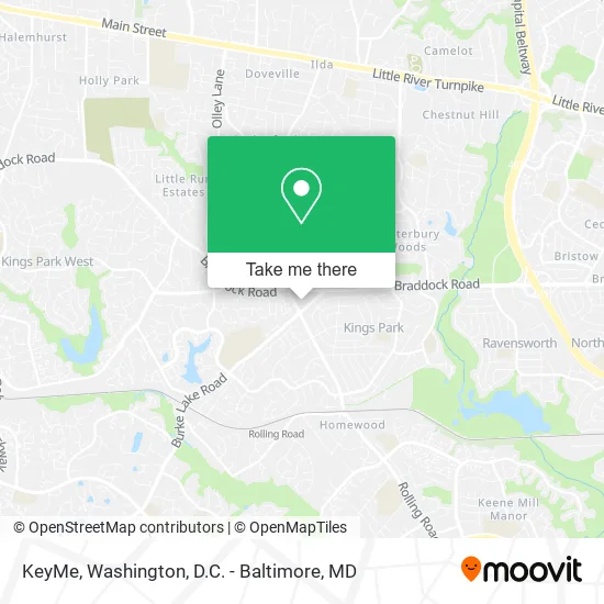 Mapa de KeyMe
