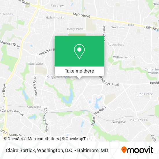 Mapa de Claire Bartick