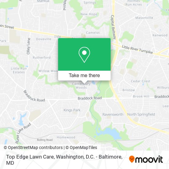 Mapa de Top Edge Lawn Care