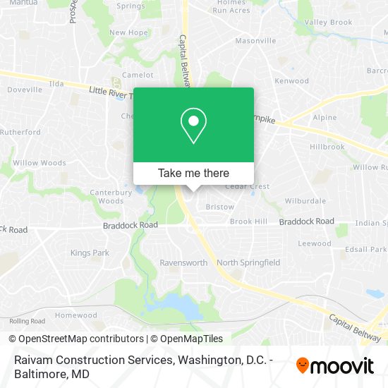 Mapa de Raivam Construction Services