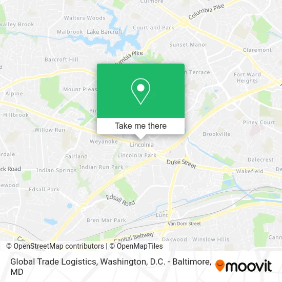 Global Trade Logistics map