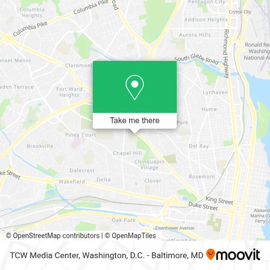 TCW Media Center map