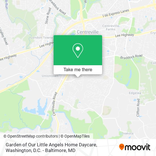 Mapa de Garden of Our Little Angels Home Daycare