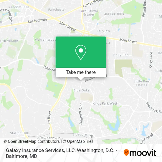Galaxy Insurance Services, LLC map