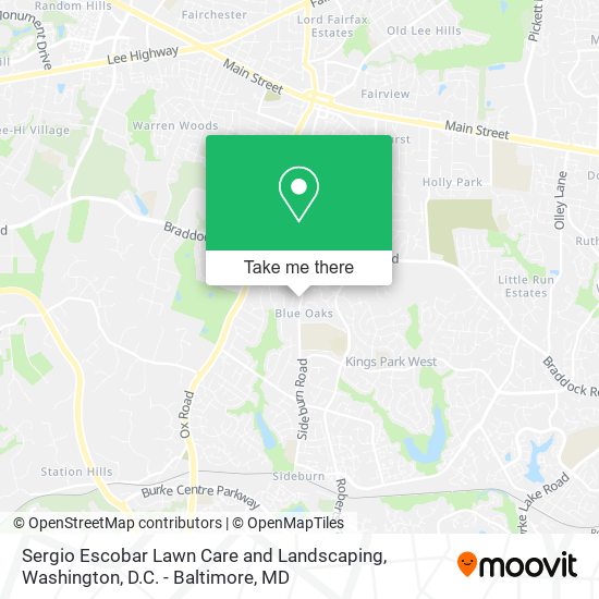 Sergio Escobar Lawn Care and Landscaping map