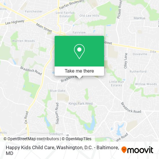 Mapa de Happy Kids Child Care