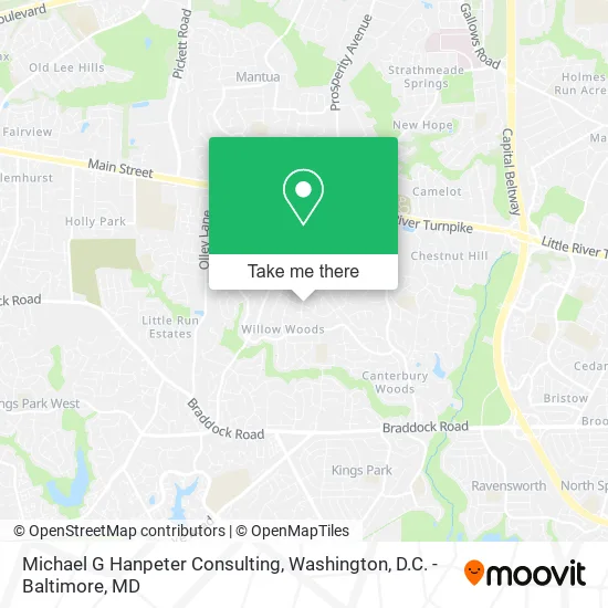 Michael G Hanpeter Consulting map