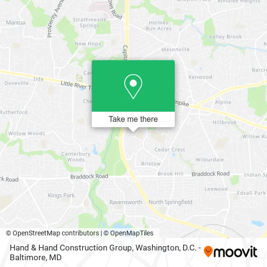 Mapa de Hand & Hand Construction Group