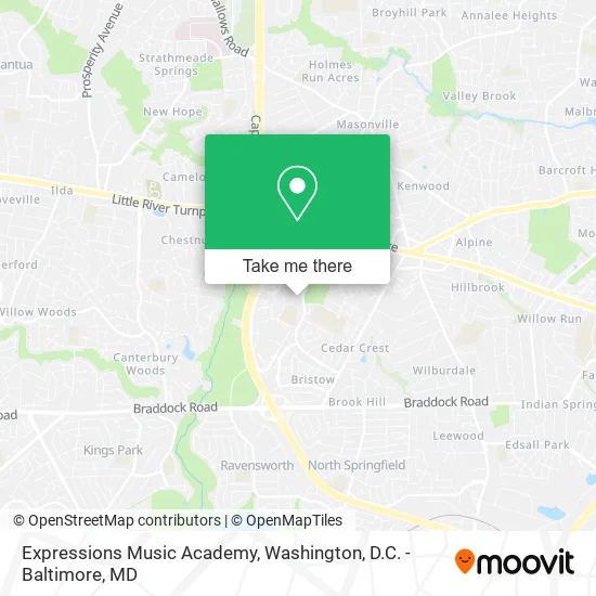 Mapa de Expressions Music Academy