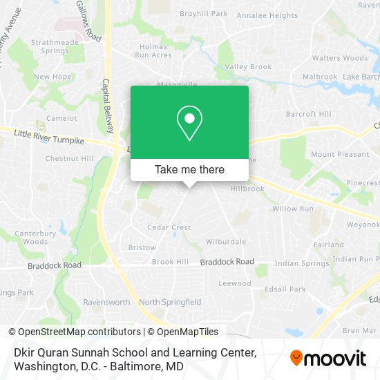 Dkir Quran Sunnah School and Learning Center map