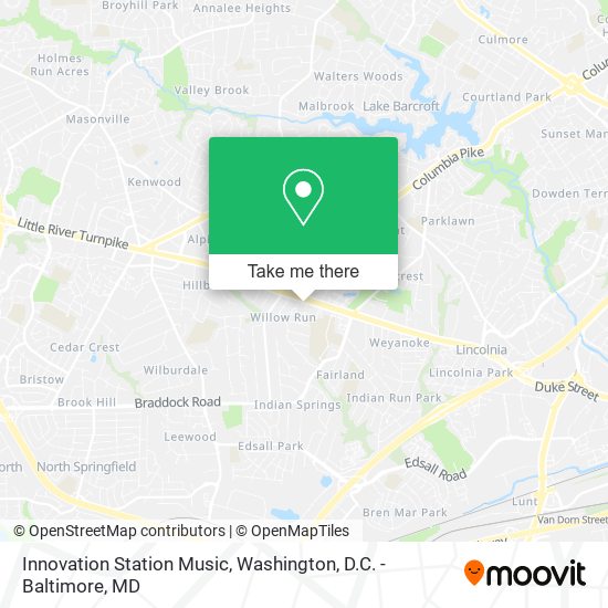 Innovation Station Music map