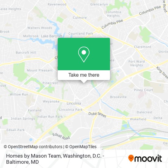 Homes by Mason Team map