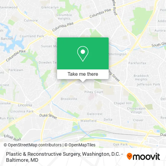 Plastic & Reconstructive Surgery map